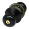 Schlage Plymouth Aged Bronze Entry Door Knob 1-3/4 in. F51VPLY716 - alternate 1
